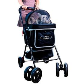 Petique Swift Pet StrollerBlack - 1 count