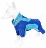 Pet Life Active 'Warm-Pup' Heathered Performance 4-Way Stretch Two-Toned Full Body Warm Up