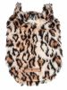 Pet Life Luxe 'Lab-Pard' Dazzling Leopard Patterned Mink Fur Dog Coat Jacket